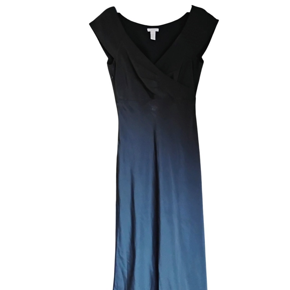J. Crew Black 100% Silk Maxi Dress Sleeveless Evening Party Formal Gown Size 6